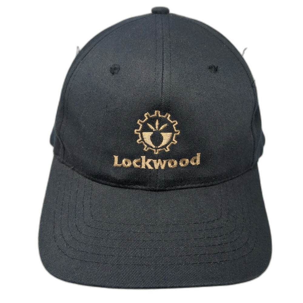 Tc Lockwood Gear Logo Black Baseball Cap One Size Adjustable Embroidered Hat